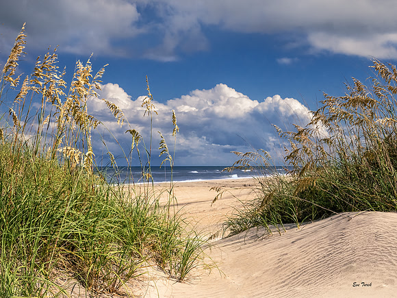 Summer Clouds and Dunes