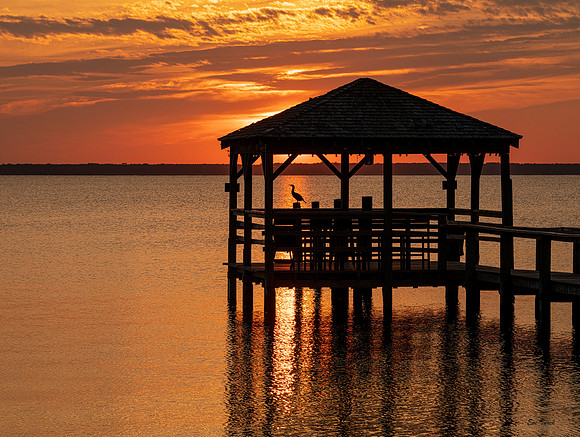 Gazebo Sunset