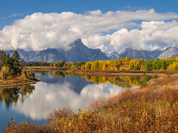 Oxbow Bend Reflection, WY