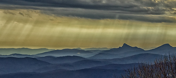 Light Curtain, NC Smokies
