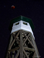 Eclipse at the Watch Tower             Carova Beach, NC