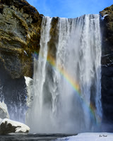 Skogafoss Rainbow Falls
